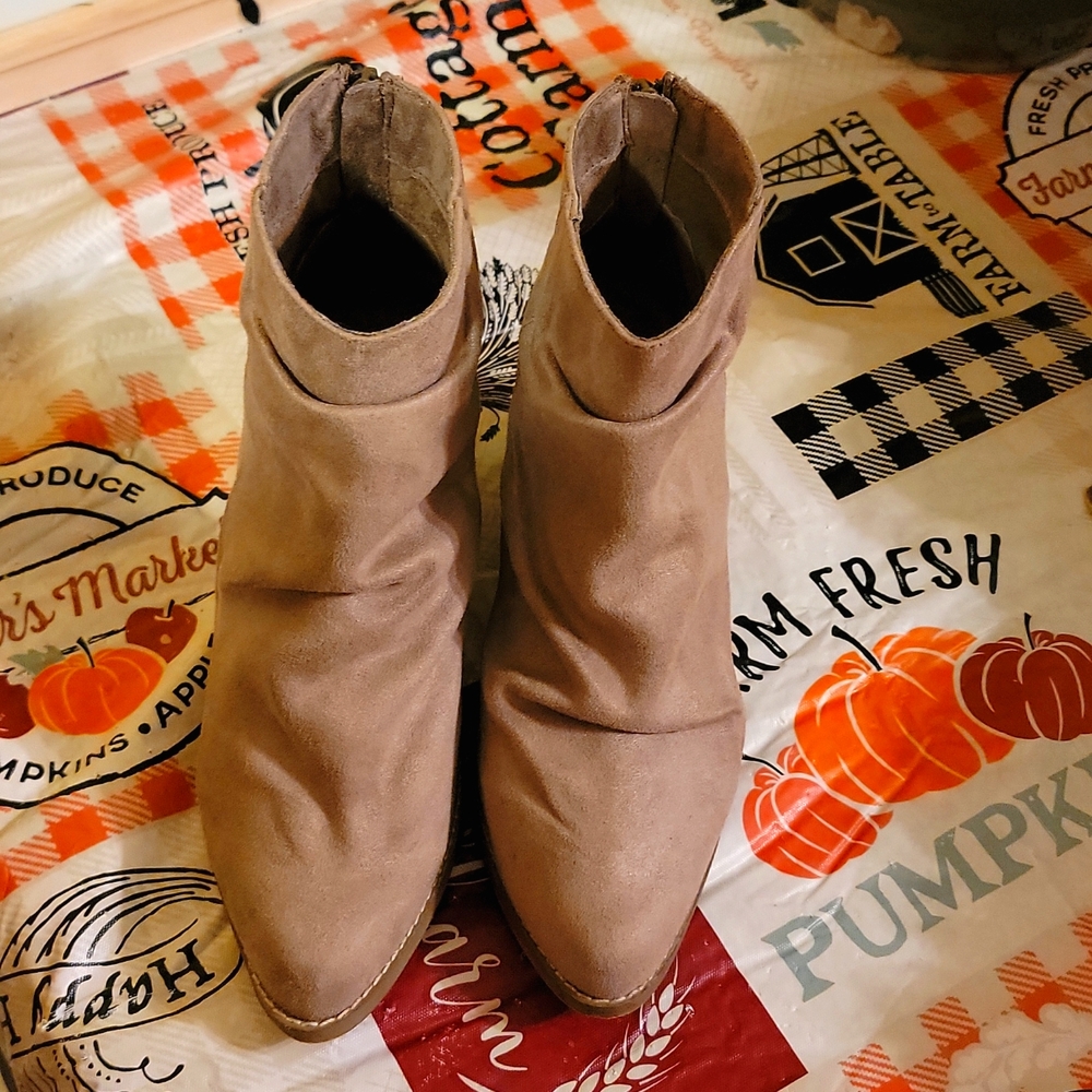 Tan Booties - image 1